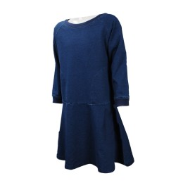 KD044 網上下單女童連身裙 設計牛仔布女童連身裙 台灣 訂造淨色女童直身裙製衣廠 KD044 網上下單女童連身裙 設計牛仔布女童連身裙 台灣 訂造淨色女童直身裙製衣廠